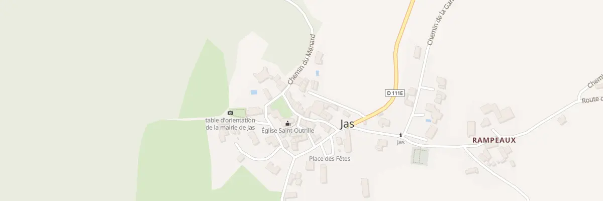 Plan du 5007 Le Bourg à Jas