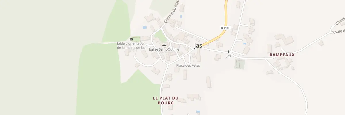 Plan du 122 Rue du Bourg à Jas