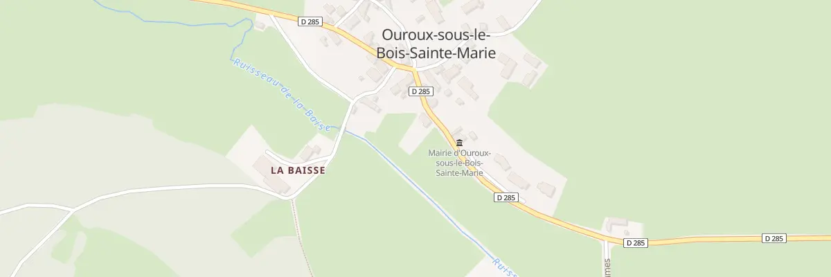 Plan du 70 Rte de la Clayette à Ouroux-sous-le-Bois-Sainte-Marie