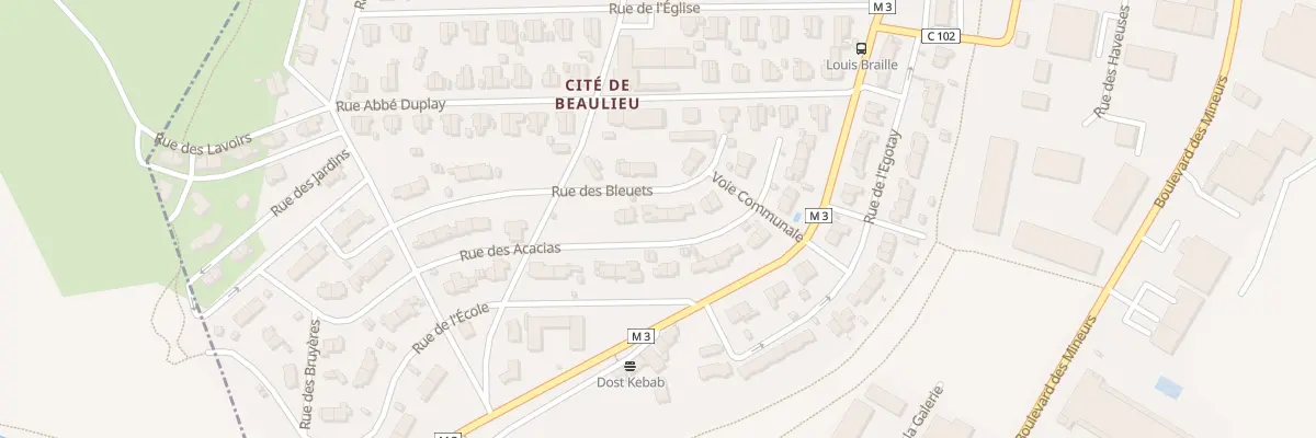 Plan du 11 Rue des Bleuets à Roche-la-Molière