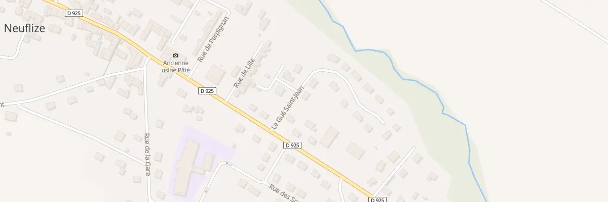 Plan du 4 Le Gue Saint Jean à Neuflize