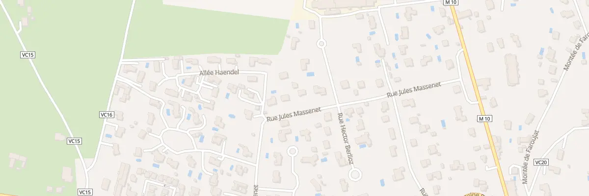 Plan du 18 Rue Jules Massenet à Saint-Galmier