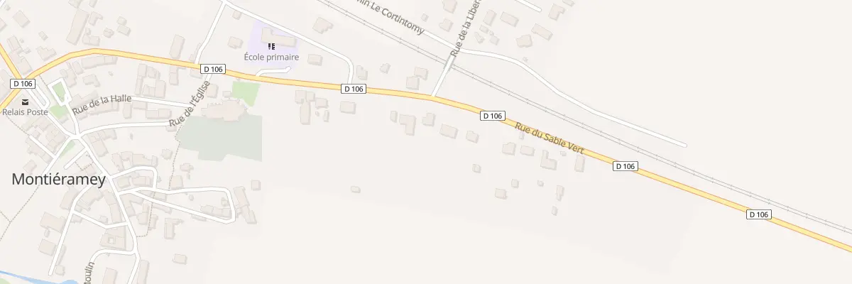 Plan du 20 Rue du Sable Vert à Montiéramey