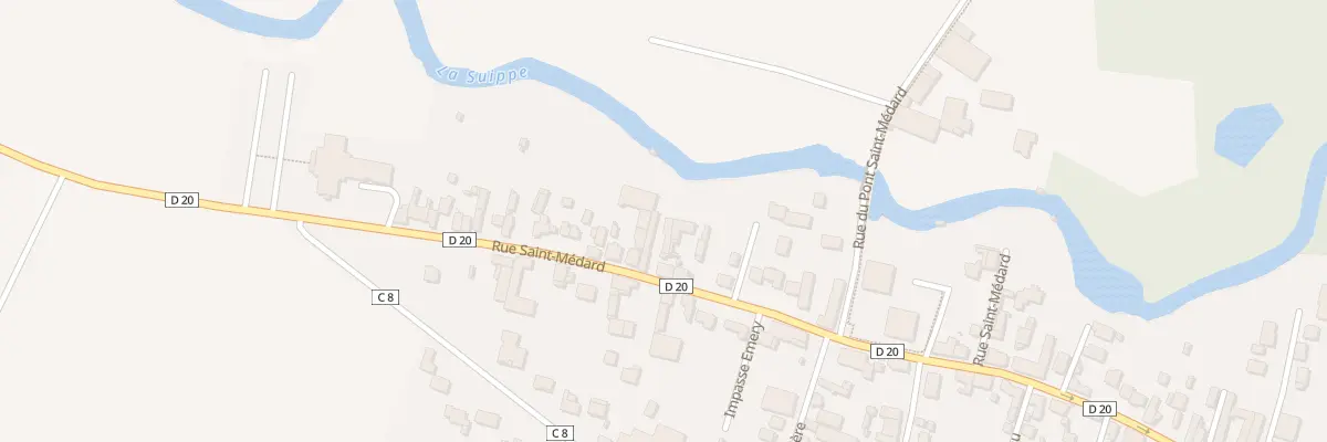 Plan du 52 Rue Saint Medard à Pontfaverger-Moronvilliers