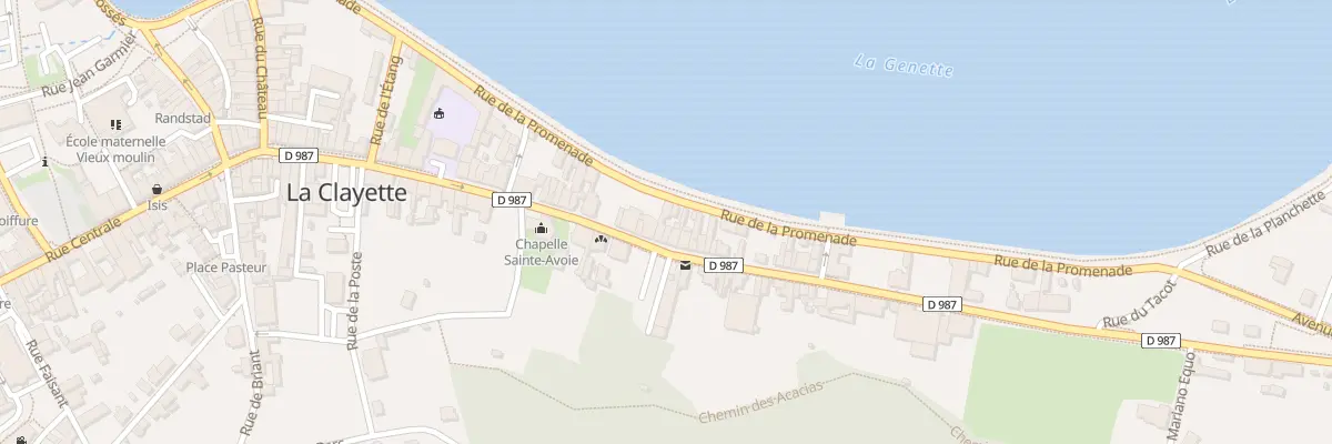Plan du 45 Rue Lamartine à La Clayette