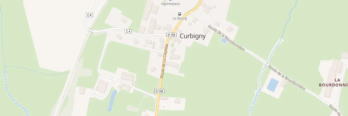 Plan du 71 Rte de la Clayette à Curbigny