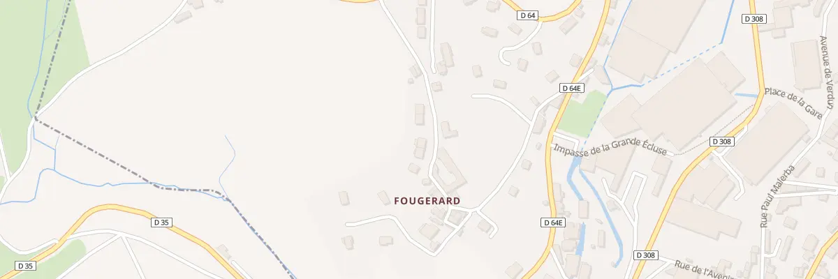 Plan du 311 Rue de Fougerard à Cours