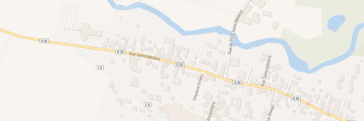 Plan du 48 Rue Saint Medard à Pontfaverger-Moronvilliers