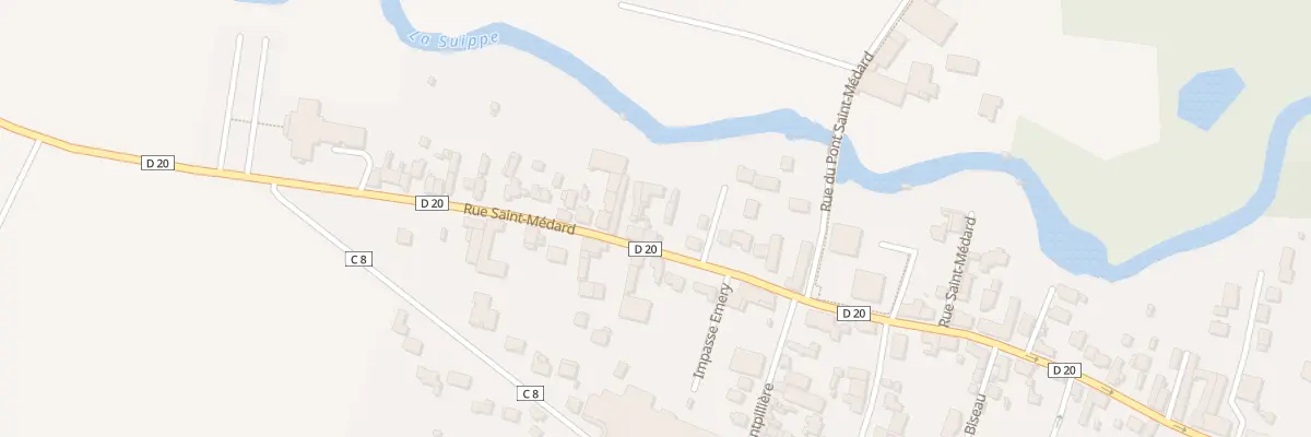 Plan du 46 Rue Saint Medard à Pontfaverger-Moronvilliers