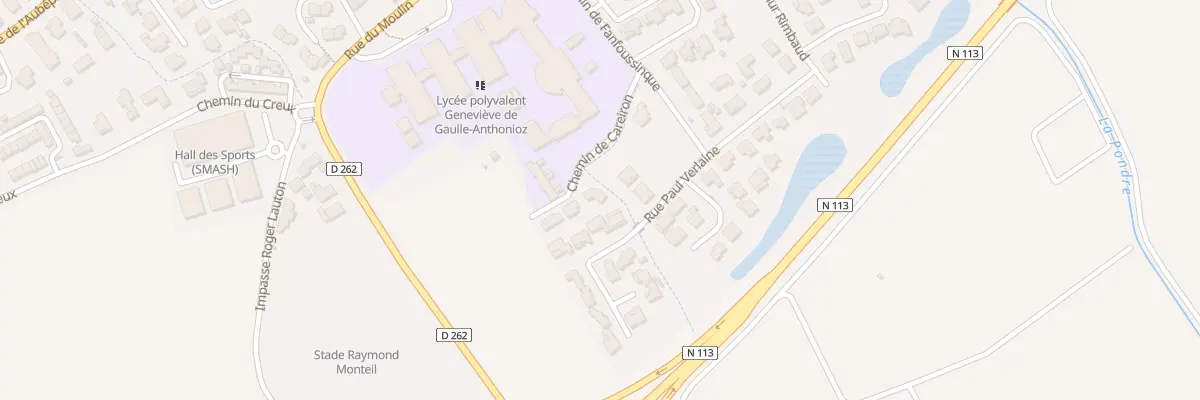 Plan du 5043 Careiron et Pesquier à Milhaud