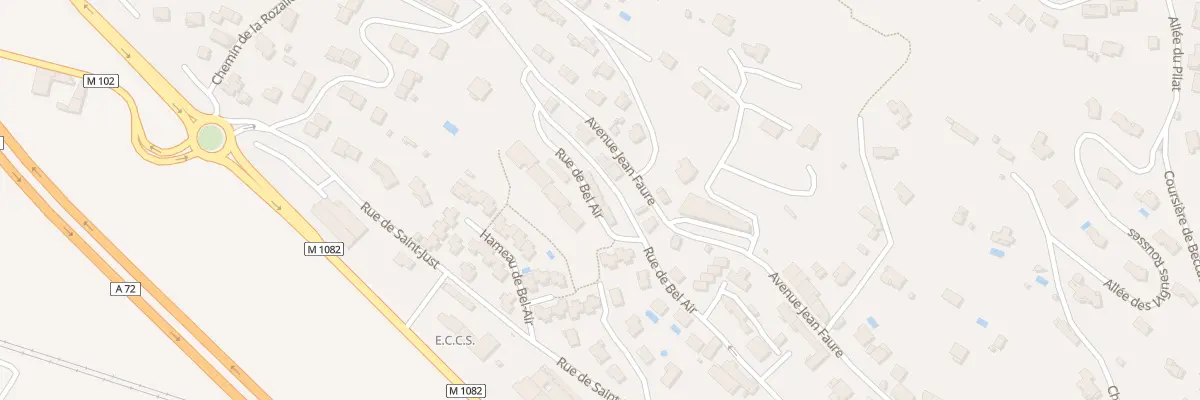 Plan du 27 Rue de Bel Air à La Fouillouse