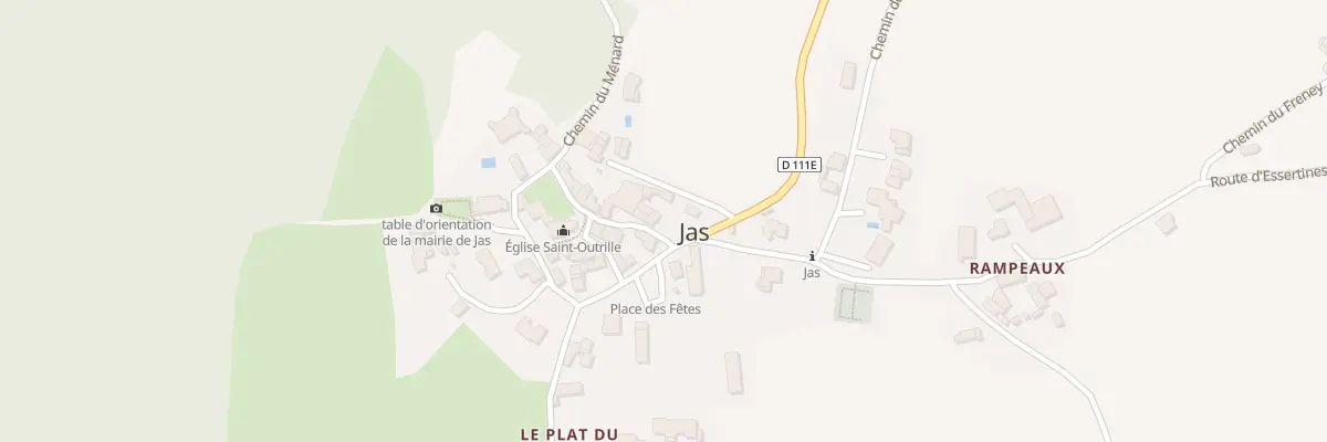 Plan du 5011 Le Bourg à Jas