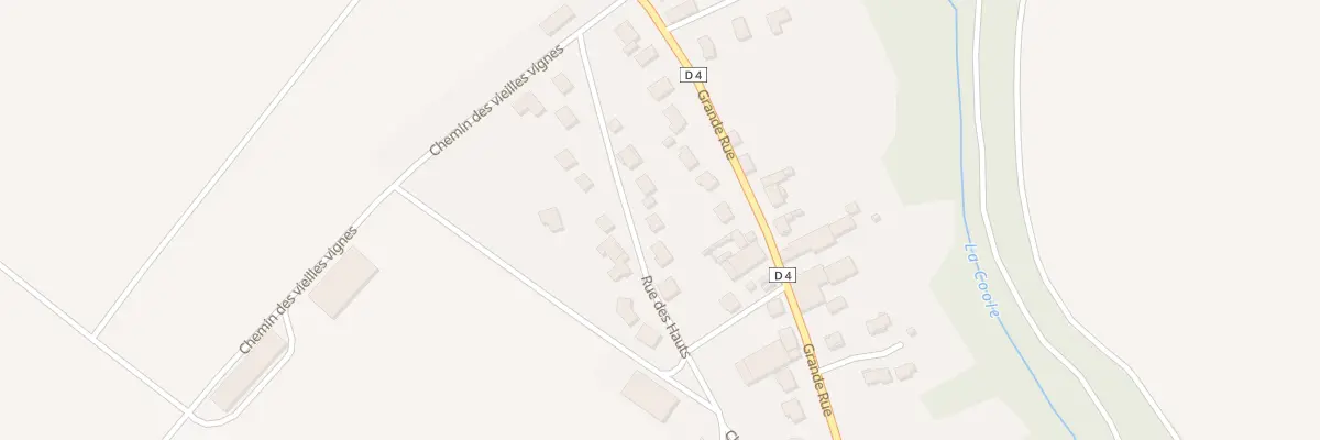 Plan du 6 Rue des Hauts à Breuvery-sur-Coole