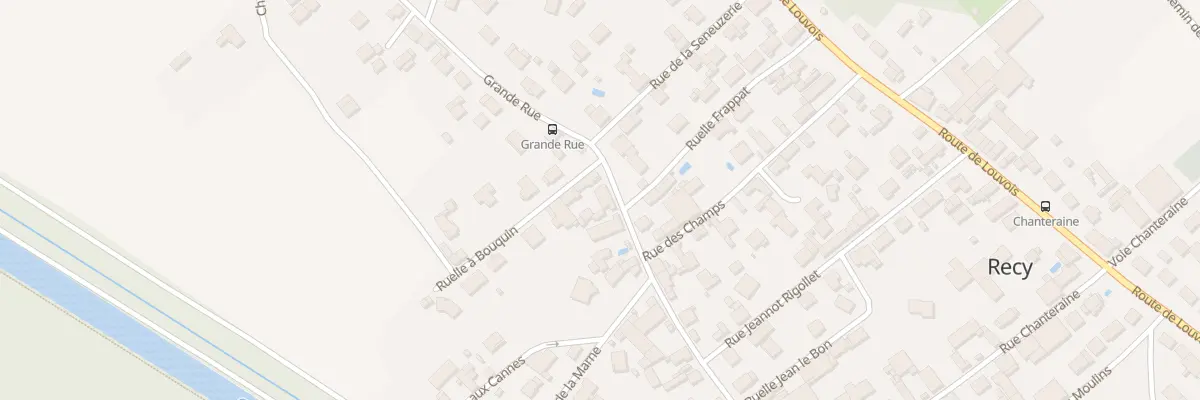 Plan du 15 Gr Grande Rue à Recy