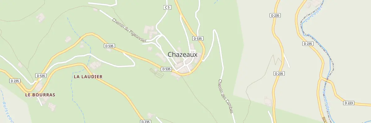 Plan du 5006 Chazeaux à Chazeaux