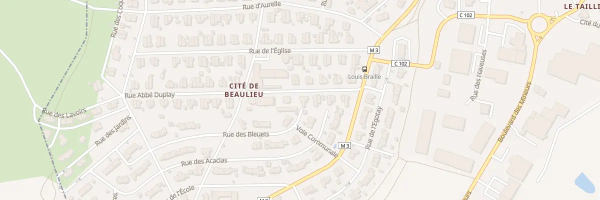 Plan du 15 Rue Abbe Duplay à Roche-la-Molière