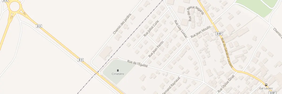 Plan du 11 Rue Joliot Curie à Fagnières