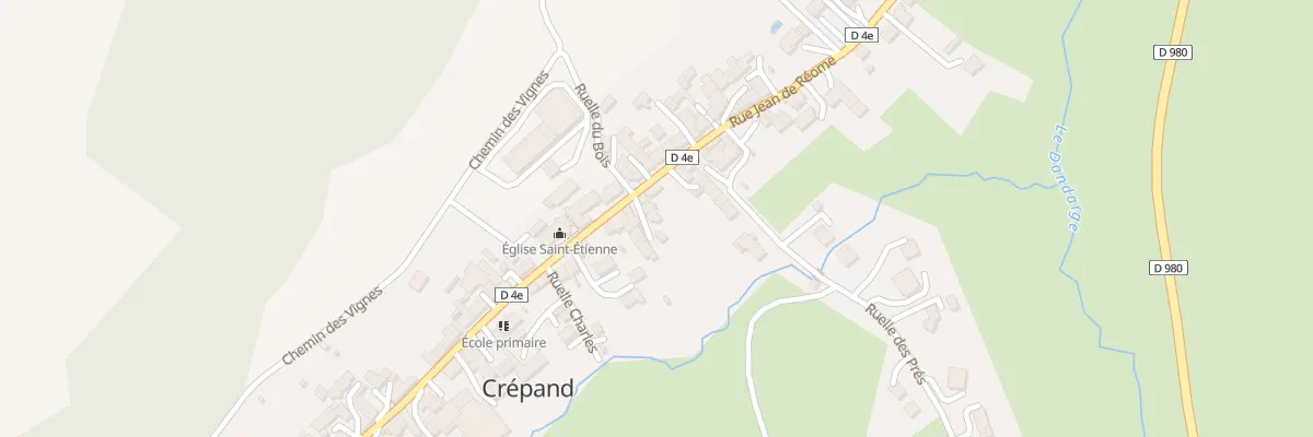 Plan du 17 Rue Jean de Réome à Crépand