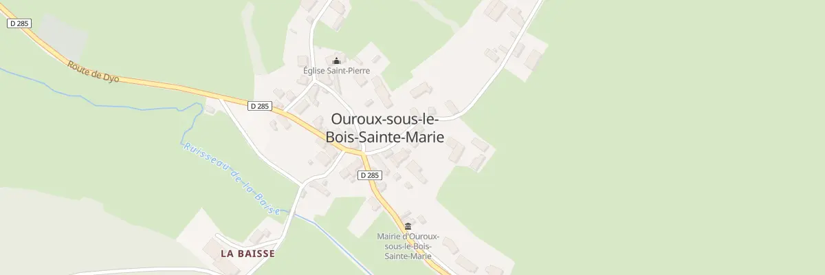 Plan du 5006 Au Cart à Ouroux-sous-le-Bois-Sainte-Marie