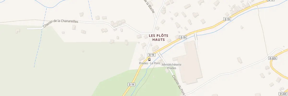 Plan du 45 Che des Plots Hauts à Prades