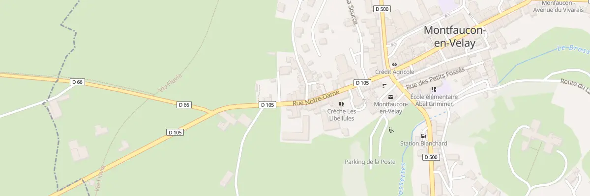 Plan du 20 Rue Notre-dame à Montfaucon-en-Velay