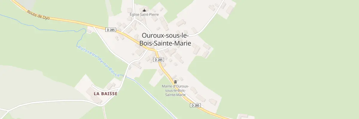 Plan du 69 Rte de la Clayette à Ouroux-sous-le-Bois-Sainte-Marie
