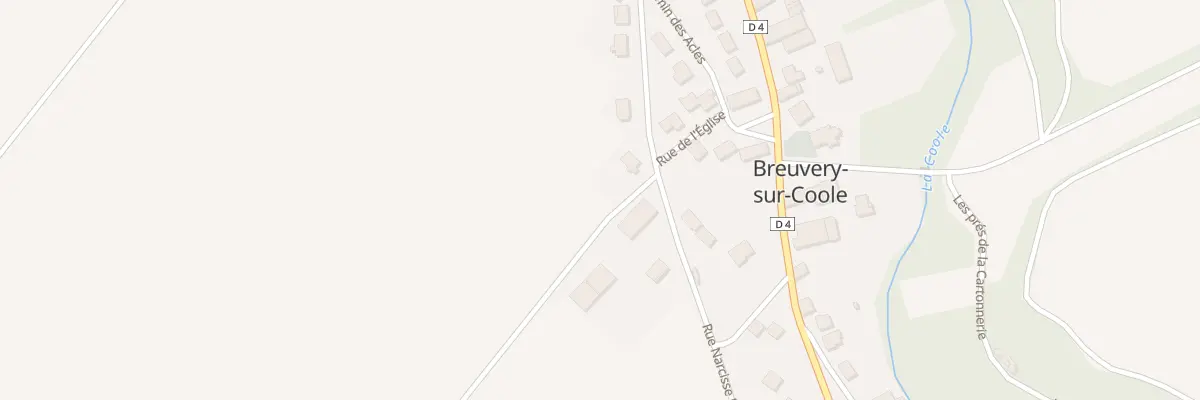 Plan du 1 Chem des Bleuets à Breuvery-sur-Coole