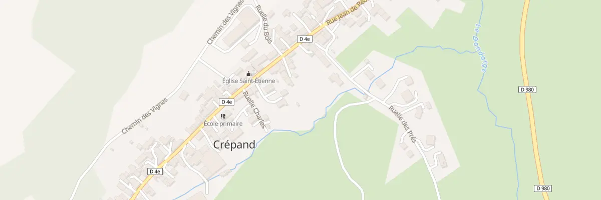 Plan du 15 Rue Jean de Réome à Crépand