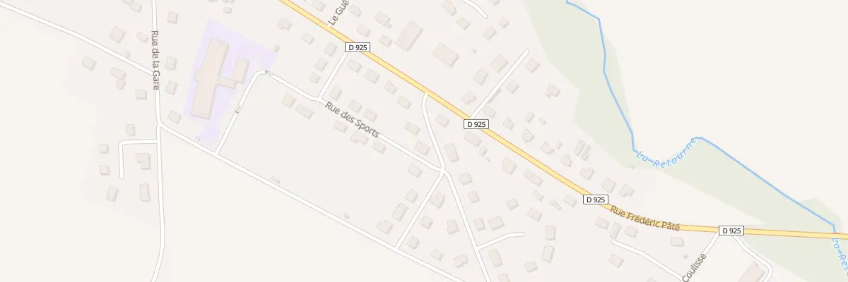 Plan du 7 Rue des Sports à Neuflize