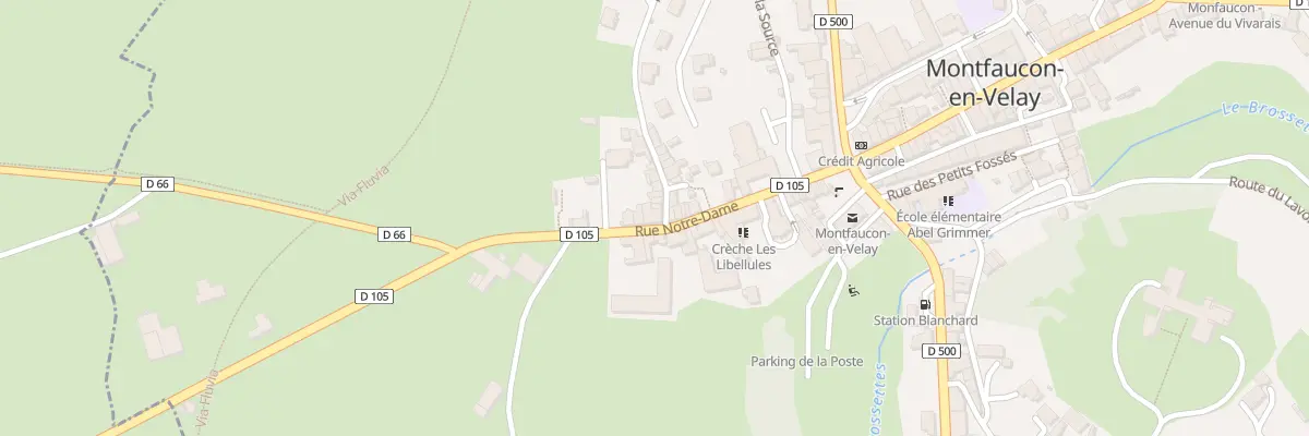 Plan du 18 Rue Notre-dame à Montfaucon-en-Velay