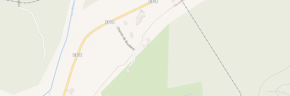 Plan du 166 Che de Boudene à Grospierres