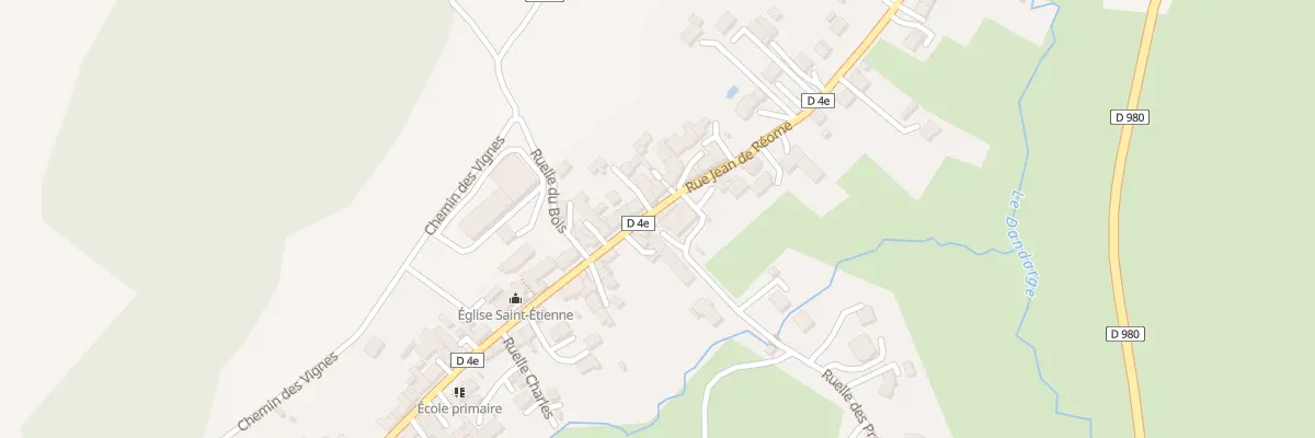 Plan du 25 Rue Jean de Réome à Crépand