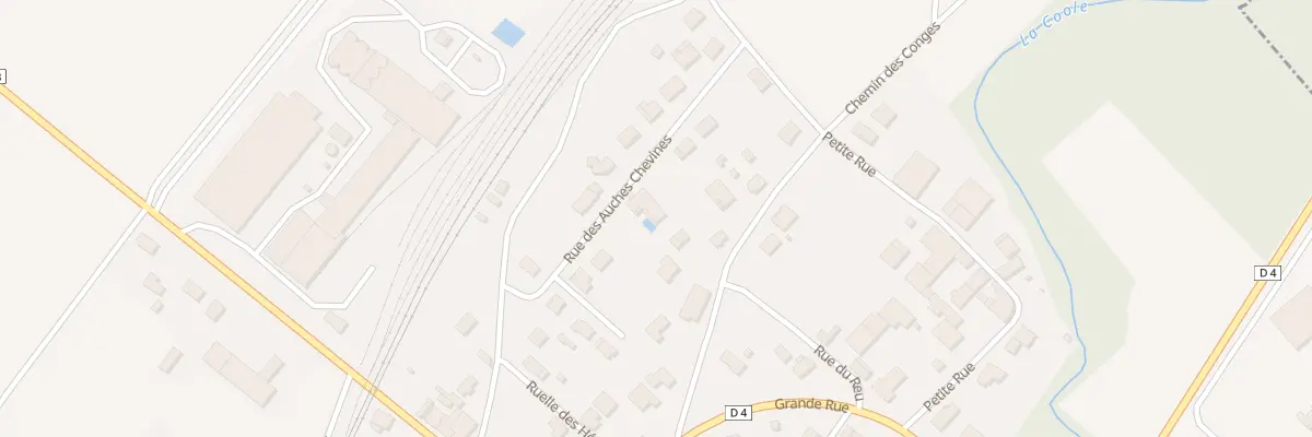 Plan du 10 Rue des Auches Chevines à Nuisement-sur-Coole