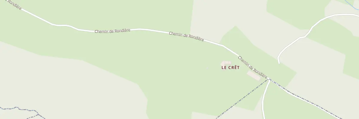 Plan du 5154 Le Cret à Sainte-Colombe-sur-Gand