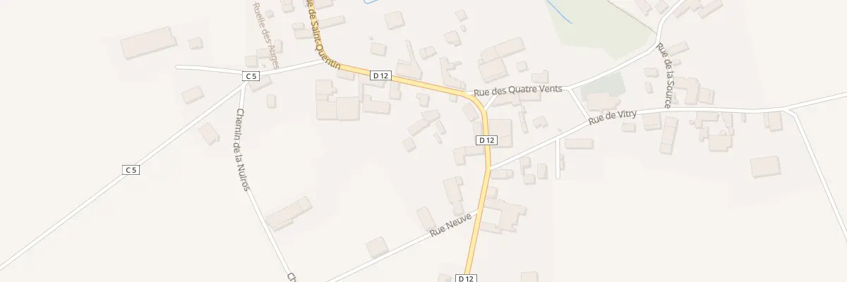 Plan du 28 Rue de Saint-Quentin à Soudé