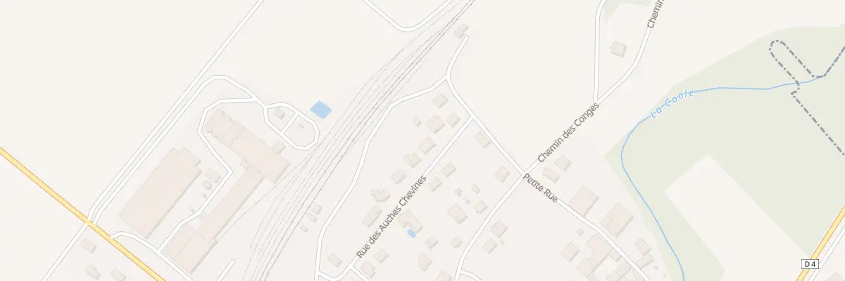 Plan du 11 Rue des Auches Chevines à Nuisement-sur-Coole