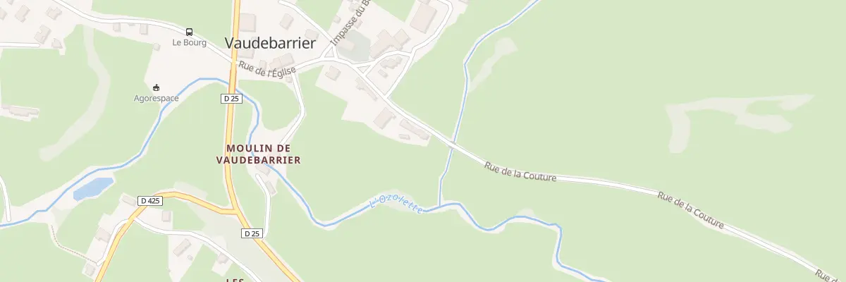 Plan du 5030 Vaudebarrier à Vaudebarrier