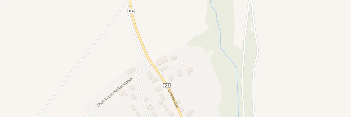 Plan du 1 Imp des Paquerettes à Breuvery-sur-Coole