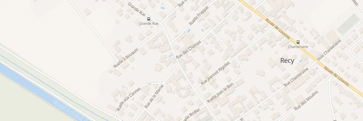 Plan du 12 Gr Grande Rue à Recy