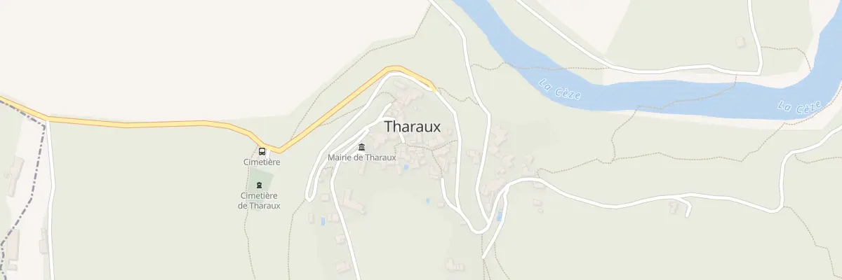 Plan du 5011 Village de Tharaux à Tharaux