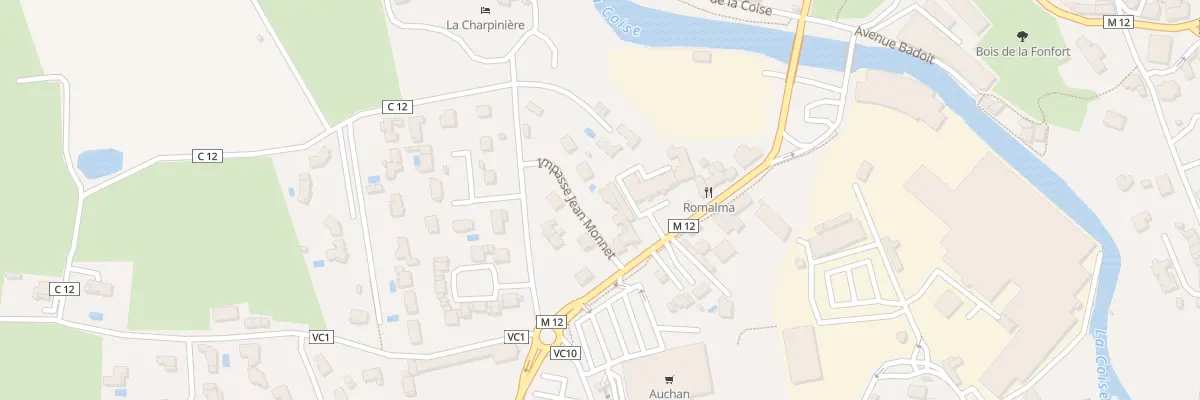 Plan du 5000 Av Jean Monnet à Saint-Galmier