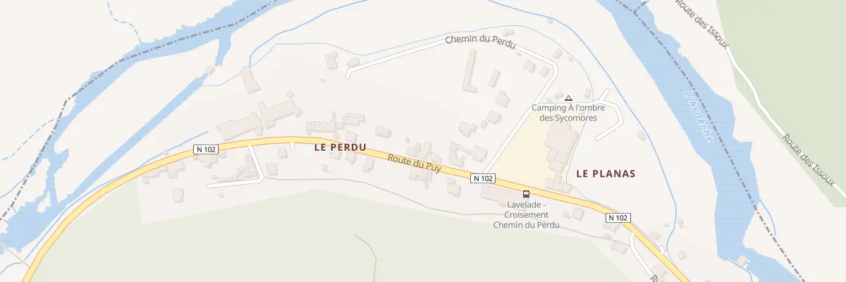 Plan du 63 Rte du Puy à Lalevade-d’Ardèche