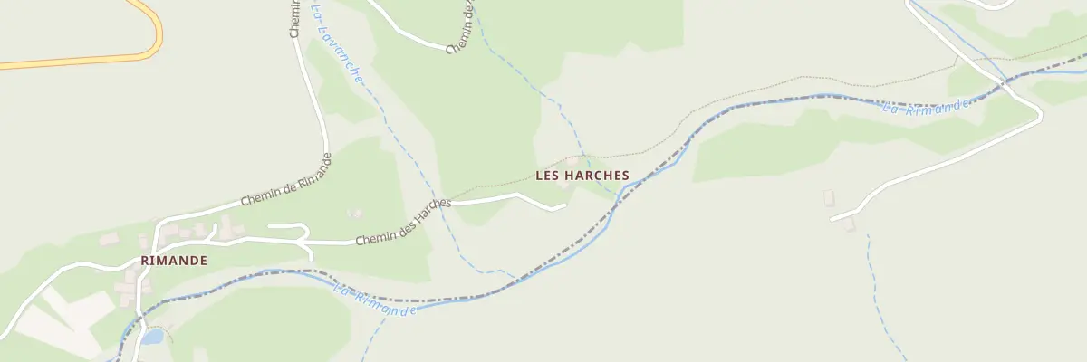 Plan du 5219 Les Harches et Rantes à Saint-Julien-d’Intres