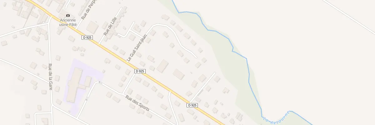 Plan du 14 Le Gue Saint Jean à Neuflize