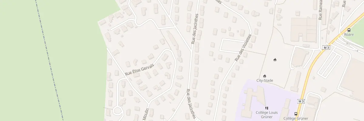 Plan du 16 Rue Elise Gervais à Roche-la-Molière
