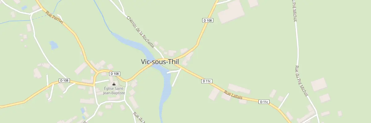 Plan du 2 Pl de la Mairie (vic) à Vic-sous-Thil