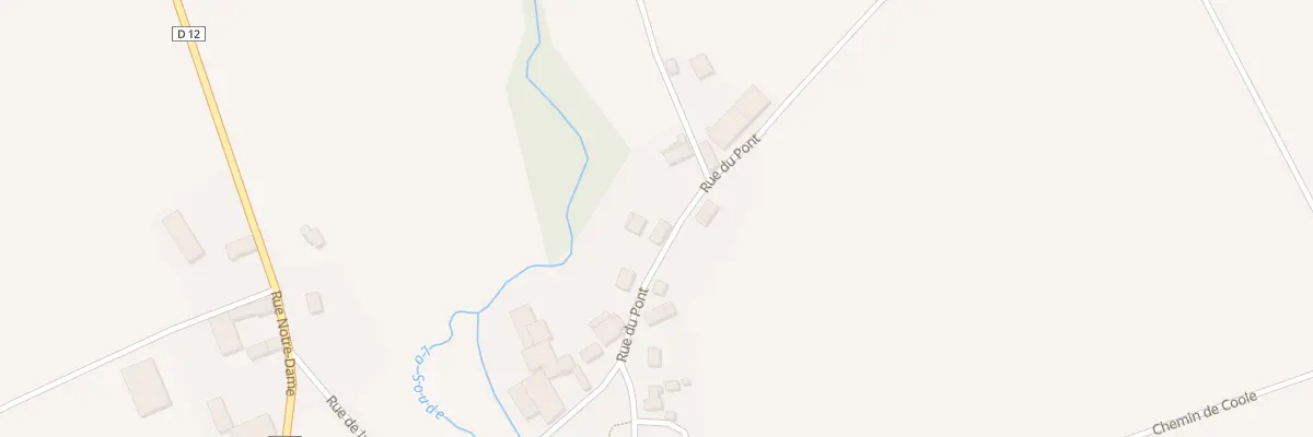 Plan du 11 Rue du Pont à Soudé