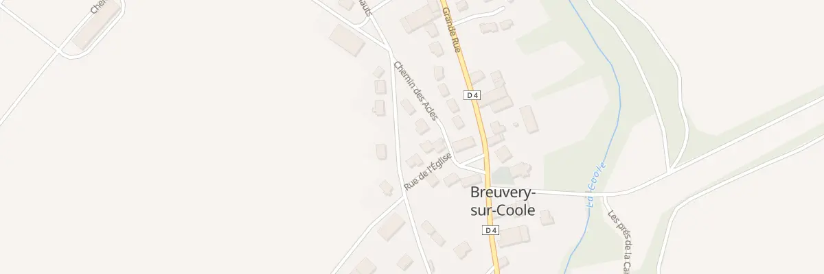 Plan du 3 Che des Acles à Breuvery-sur-Coole