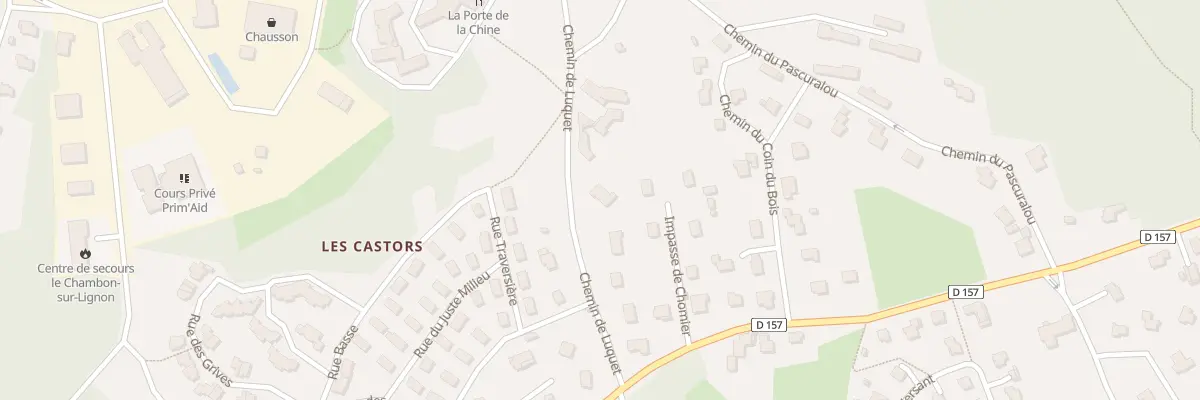 Plan du 8 Che de Luquet au Chambon-sur-Lignon