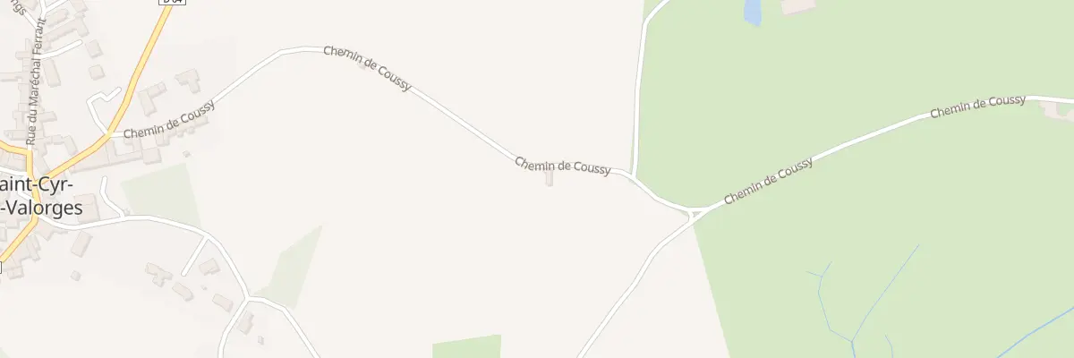 Plan du 460 Che de Coussy à Saint-Cyr-de-Valorges